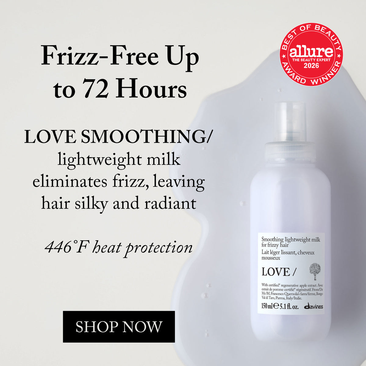 Love Smoothing Lightweight Milk